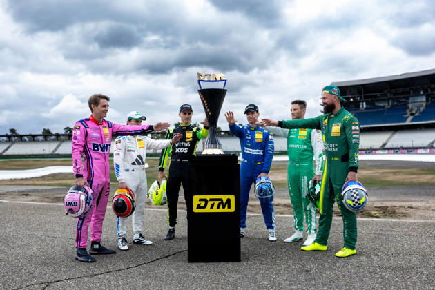DTM, 15. + 16. Rennen Hockenheim 2026 14 Ferrari 296 GT3 EVO, EMIL FREY RACING: Matteo Cairoli, 22 Mercedes-AMG GT3 EVO, Landgraf Motorsport: Lucas Auer, 91 Porsche 911 GT3 R (992), Manthey: Thomas Preining, 80 Mercedes-AMG GT3 EVO, Winward Racing: Maro Engel, 11 BMW M4 GT3 Evo, Schubert Motorsport: Marco Wittmann, 7 Aston Martin Vantage AMR GT3 EVO, Comtoyou Racing: Nicki Thiim - picture by Gruppe C Photography Sachsenring Hockenheimring Baden-Württemberg Germany Copyright: xGruppexCxPhotographyx