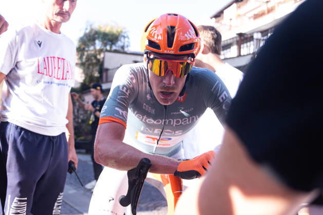 110th Gran Piemonte - Finish Dorian Godon of Netcompany Ineos wins the 110th Gran Piemonte, a 181km stage from Asti to Bra, in Italy, on October 8, 2026. Bra Italy Copyright: xTommasoxBerardix originalFilename:berardi-110thgra261008_npRWC