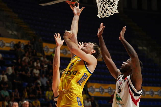 October 8, 2026, Belgrade, Central Serbia, Serbia: 2026108, Belgrade, Serbia - Maccabi Rapyd Tel Aviv and Armani Olimpia Milan play a EuroLeague basketball game at the Aleksandar Nikolic Hall. SORKIN ROMAN in action. Belgrade Serbia - ZUMAd223 20261008_zip_d223_009 Copyright: xMarkoxDimicx