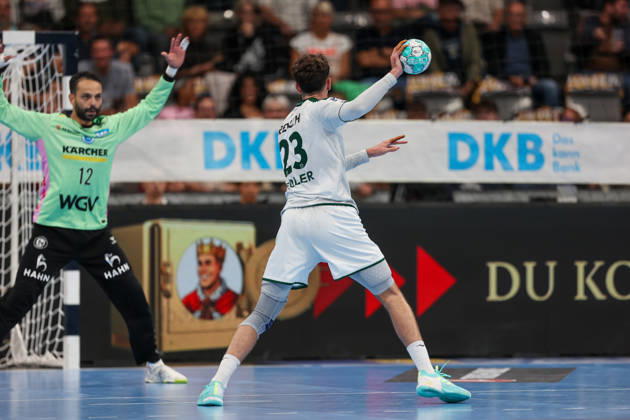 Marti Soler (HSG Wetzlar, 23) GER, TVB Stuttgart vs. HSG Wetzlar, Handball, Opel Handball-Bundesliga, 8. Spieltag, Spielzeit 2026 2027, 08.10.2026 GER, TVB Stuttgart vs. HSG Wetzlar, Handball, Opel Handball-Bundesliga, 8. Spieltag, Spielzeit 2026 2027, 08.10.2026 Stuttgart Copyright: xEibner-Pressefoto SoerenxHerwegx EP_SHG