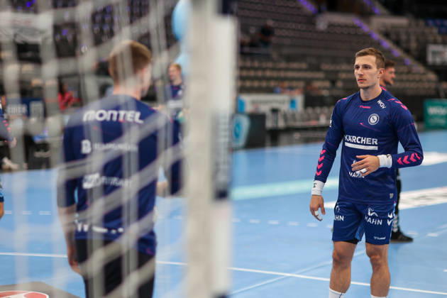 Simone Mengon (TVB Stuttgart, 15) GER, TVB Stuttgart vs. HSG Wetzlar, Handball, Opel Handball-Bundesliga, 8. Spieltag, Spielzeit 2026 2027, 08.10.2026 GER, TVB Stuttgart vs. HSG Wetzlar, Handball, Opel Handball-Bundesliga, 8. Spieltag, Spielzeit 2026 2027, 08.10.2026 Stuttgart Copyright: xEibner-Pressefoto SoerenxHerwegx EP_SHG