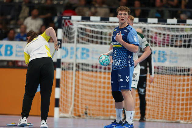 Max Heydecke (TVB Stuttgart, 8) GER, TVB Stuttgart vs. HSG Wetzlar, Handball, Opel Handball-Bundesliga, 8. Spieltag, Spielzeit 2026 2027, 08.10.2026 GER, TVB Stuttgart vs. HSG Wetzlar, Handball, Opel Handball-Bundesliga, 8. Spieltag, Spielzeit 2026 2027, 08.10.2026 Stuttgart Copyright: xEibner-Pressefoto SoerenxHerwegx EP_SHG