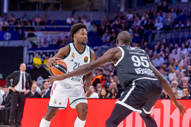 ESP: Euroleague Real Madrid v Partizan Belgrade Andres Feliz of Real Madrid during the Euroleague match between Real Madrid and Partizan Mozzart Bet Belgrade played at Movistar Arena Stadium on October 8 2026 in Madrid Spain Madrid Spain Basketball Copyright: xAlbaxPachecox xAgenciaxLOFx