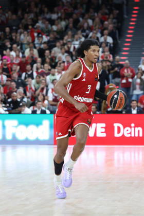 MarJon Beauchamp (FC Bayern Basketball, 03) mit Ball, GER, FC Bayern Basketball vs. Virtus Bologna, Basketball, Euroleague, 4. Spieltag, Saison 2026 2027, 08.10.2026, GER, FC Bayern Basketball vs. Virtus Bologna, Basketball, Euroleague, 4. Spieltag, Saison 2026 2027, 08.10.2026 Muenchen Copyright: xEibner-Pressefoto JennixMaulx EP_JML