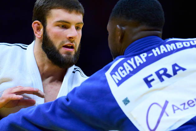 Rutovic Boris (SRB), OCTOBER 8, 2026 -Judo : World Judo Championships BAKU2026 Mens -90kg3rd place match at National Gymnastics Arena in Baku, Azerbaijan.  aflo_354386923 KenxAsakurax