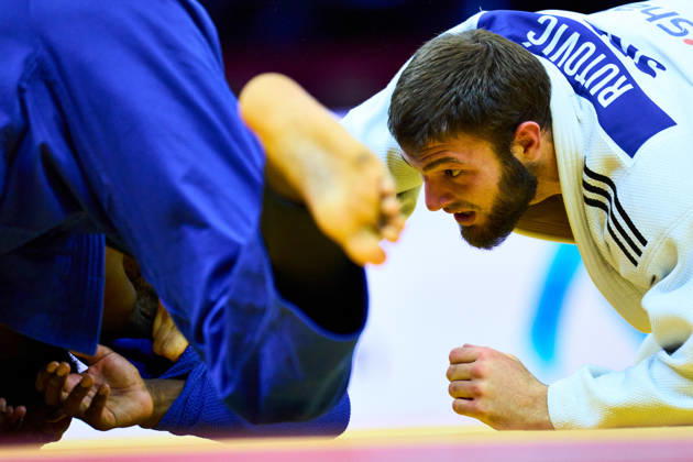 Rutovic Boris (SRB), OCTOBER 8, 2026 -Judo : World Judo Championships BAKU2026 Mens -90kg3rd place match at National Gymnastics Arena in Baku, Azerbaijan.  aflo_354386926 KenxAsakurax