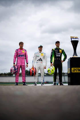 DTM, 15. + 16. Rennen Hockenheim 2026 91 Porsche 911 GT3 R (992), Manthey: Thomas Preining, 14 Ferrari 296 GT3 EVO, EMIL FREY RACING: Matteo Cairoli, 91 Porsche 911 GT3 R (992), Manthey: Thomas Preining - picture by Gruppe C Photography Sachsenring Hockenheimring Baden-Württemberg Germany Copyright: xGruppexCxPhotographyx