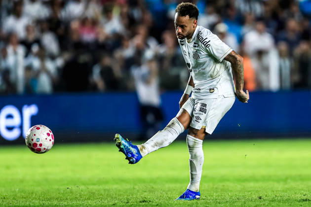 October 10, 2026, Sao Paulo, Sao Paulo, Brazil: SoO PAULO (SP), BRAZIL OCTOBER 10: Santos player Neymar Jr. during the match between Santos and Flamengo in the 2026 Brazilian Championship at Vila Belmiro Stadium in Santos (SP), Brazil, on Thursday, October 10, 2026., Credit:Marco Miatelo Avalon Copyright: xMarcoxMiatelox xAvalonx 1141611838