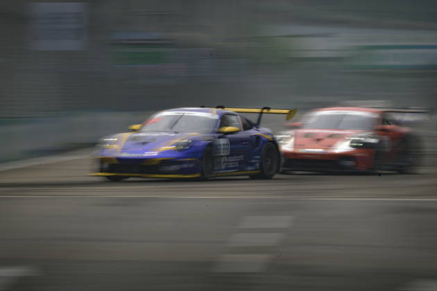 October 9, 2026, Singapore, Tamilnadu, Singapore: Porsche Carrera Cup Asia cars seen during practice on Friday, 9 October , Singapore Grand Prix 2026, Marina Bay Street Circuit, Singapore 2026. Formula 1: Singapore Grand Prix 2026  - ZUMAc251 20261009_znp_c251_004 Copyright: xVikramxChandrasekarx