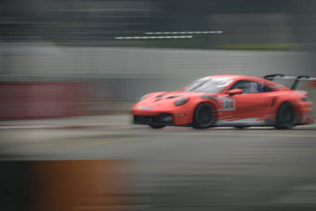 October 9, 2026, Singapore, Tamilnadu, Singapore: Porsche Carrera Cup Asia cars seen during practice on Friday, 9 October , Singapore Grand Prix 2026, Marina Bay Street Circuit, Singapore 2026. Formula 1: Singapore Grand Prix 2026  - ZUMAc251 20261009_znp_c251_006 Copyright: xVikramxChandrasekarx