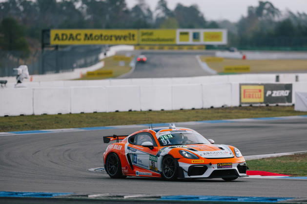 ADAC GT4 Germany, 11. + 12. Rennen Hockenheim 2026 91 Porsche 718 Cayman GT4 RS Clubsport, Team Wimmer Werk Motorsport: Jesper Bruno Jensen, Laurenz Rühl - picture by Gruppe C Photography Sachsenring Hockenheimring Bayern Germany Copyright: xGruppexCxPhotographyx