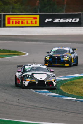 ADAC GT4 Germany, 11. + 12. Rennen Hockenheim 2026 87 Toyota GR Supra GT4 EVO2, CRT Lucas Cartelle, Hudson Schwartz - picture by Gruppe C Photography Sachsenring Hockenheimring Bayern Germany Copyright: xGruppexCxPhotographyx