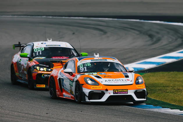 ADAC GT4 Germany, 11. + 12. Rennen Hockenheim 2026 91 Porsche 718 Cayman GT4 RS Clubsport, Team Wimmer Werk Motorsport: Jesper Bruno Jensen, Laurenz Rühl - picture by Gruppe C Photography Sachsenring Hockenheimring Bayern Germany Copyright: xGruppexCxPhotographyx