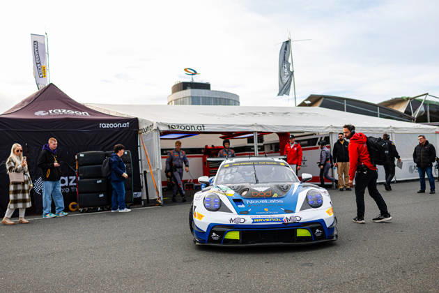 ADAC GT Masters, 11. + 12. Rennen Hockenheim 2026 14 Porsche 911 GT3 R (992), razoon - more than racing: Pavel Lefterov, Mark Kastelic - picture by Gruppe C Photography Salzburg Salzburgring Germany Copyright: xGruppexCxPhotographyx
