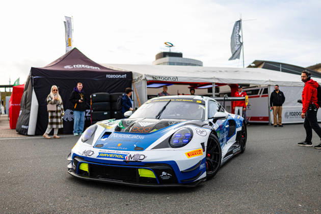 ADAC GT Masters, 11. + 12. Rennen Hockenheim 2026 14 Porsche 911 GT3 R (992), razoon - more than racing: Pavel Lefterov, Mark Kastelic - picture by Gruppe C Photography Salzburg Salzburgring Germany Copyright: xGruppexCxPhotographyx