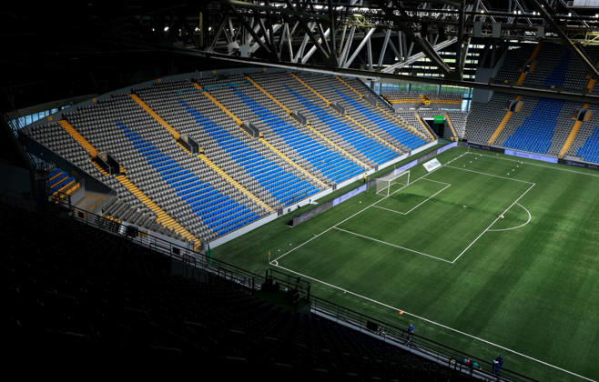 2027 FIFA Women s World Cup Round One Qualifying Play-off First Leg, Astana Arena, Astana, Kazakhstan 9 10 2026 Kazakhstan vs Republic of Ireland A view of the Astana Arena ahead of the game A view of the Astana Arena ahead of the game 9 10 2026 Copyright: xx NK2967