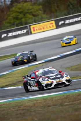 ADAC GT4 Germany, 11. + 12. Rennen Hockenheim 2026 32 Porsche 718 Cayman GT4 RS Clubsport, Avia W&S Motorsport: Tim Horell, Hendrik Still - picture by Gruppe C Photography Sachsenring Hockenheimring Bayern Germany Copyright: xGruppexCxPhotographyx