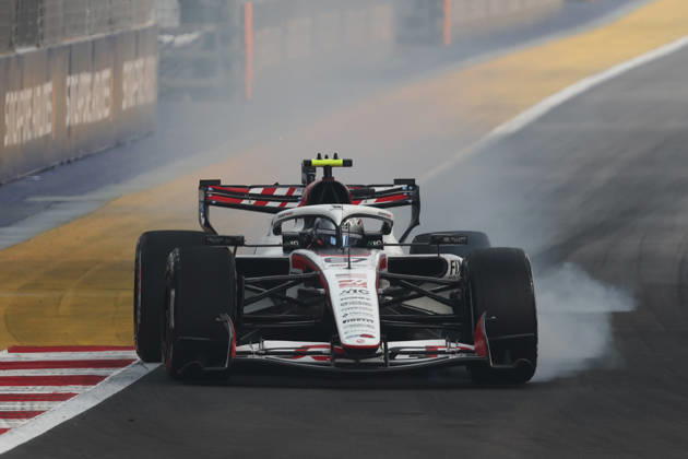 F1 Singapore Grand Prix 2026 Practice Oliver Bearman of Haas during the practice ahead of the Formula 1 Singapore Grand Prix at Marina Bay Street Circuit in Singapore on October 9, 2026. Singapore Singapore  Copyright: xJakubxPorzyckix originalFilename:porzycki-f1singap261009_npIdZ.jpg