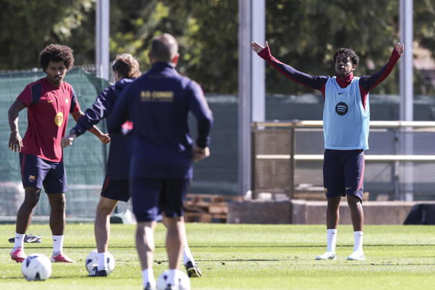 October 9, 2026, Sant Joan Despi, Barcelona, Spain: Lamine Yamal during the training day of FC Barcelona, Barca ahead the Spanish League, Laliga EA Sports, football match against Getafe CF at Ciudad Esportiva Joan Gamper on October 09, 2026 in Sant Joan Despi, Barcelona, Spain. FC Barcelona Training And press conference, PK, Pressekonferenz - LaLiga EA Sports - ZUMAa181 20261009_zaa_a181_005 Copyright: xJavierxBorregox