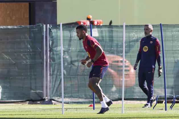 October 9, 2026, Sant Joan Despi, Barcelona, Spain: Gabriel Jesus during the training day of FC Barcelona, Barca ahead the Spanish League, Laliga EA Sports, football match against Getafe CF at Ciudad Esportiva Joan Gamper on October 09, 2026 in Sant Joan Despi, Barcelona, Spain. FC Barcelona Training And press conference, PK, Pressekonferenz - LaLiga EA Sports - ZUMAa181 20261009_zaa_a181_011 Copyright: xJavierxBorregox