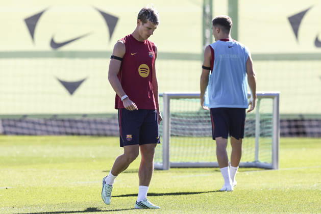 October 9, 2026, Sant Joan Despi, Barcelona, Spain: Dani Olmo during the training day of FC Barcelona, Barca ahead the Spanish League, Laliga EA Sports, football match against Getafe CF at Ciudad Esportiva Joan Gamper on October 09, 2026 in Sant Joan Despi, Barcelona, Spain. FC Barcelona Training And press conference, PK, Pressekonferenz - LaLiga EA Sports - ZUMAa181 20261009_zaa_a181_012 Copyright: xJavierxBorregox