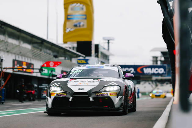 ADAC GT4 Germany, 11. + 12. Rennen Hockenheim 2026 87 Toyota GR Supra GT4 EVO2, CRT Lucas Cartelle, Hudson Schwartz - picture by Gruppe C Photography Sachsenring Germany Copyright: xGruppexCxPhotographyx