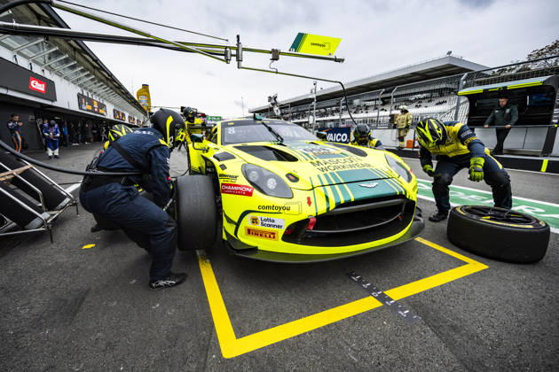 DTM, 15. + 16. Rennen Hockenheim 2026 8 Aston Martin Vantage AMR GT3 EVO, Comtoyou Racing: Nicolas Baert - picture by Gruppe C Photography Sachsenring Hockenheimring Baden-Württemberg Germany Copyright: xGruppexCxPhotographyx
