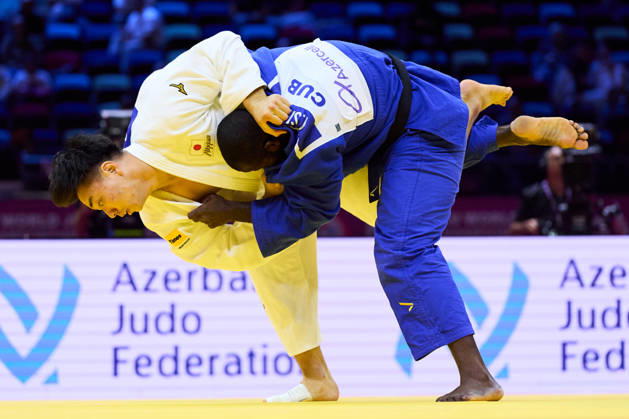 Dota Arai (JPN), OCTOBER 6, 2026 -Judo : World Judo Championships BAKU2026 Mens -100kg3rd Round match at National Gymnastics Arena in Baku, Azerbaijan. aflo_354496456 KenxAsakurax