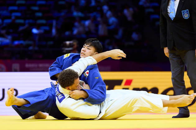Dota Arai (JPN), OCTOBER 6, 2026 -Judo : World Judo Championships BAKU2026 Mens -100kgQuarter-final match at National Gymnastics Arena in Baku, Azerbaijan. aflo_354496470 KenxAsakurax