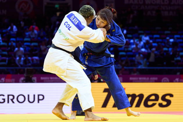 Kurena Ikeda (JPN), OCTOBER 6, 2026 -Judo : World Judo Championships BAKU2026 Women s -78kgRepechage match at National Gymnastics Arena in Baku, Azerbaijan.  aflo_354496478 KenxAsakurax