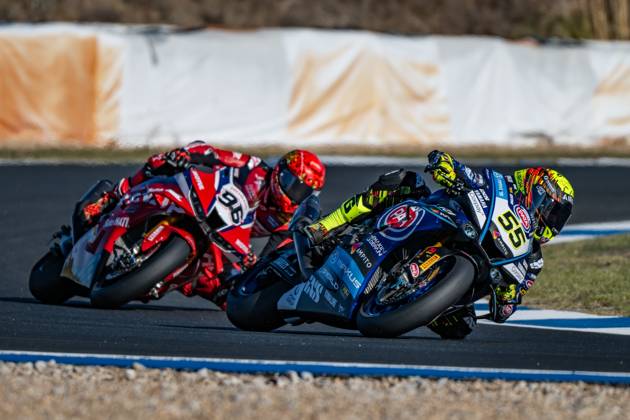 RECORD DATE NOT STATED 11th stage of the Superbike World Championship, WM, Weltmeisterschaft Estoril, 09 10 2026 - Andrea Locatelli (55), rider for the Maxus Yamaha, during free practice 1, of the 11th stage of the SBK world championship, at the Estoril circuit Portugal Lisbon portugal Copyright: xJoaquimxGalantex