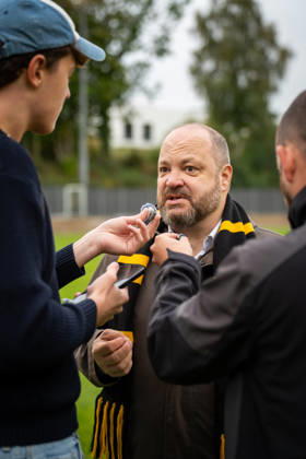 Oberbuergermeister der Stadt Aachen Michael Ziemons TSV Alemannia Aachen Eroeffnung des neuen Trainigsplatzes, Saison 2026 2027, 09.10.2026 TSV Alemannia Aachen Eroeffnung des neuen Trainigsplatzes, Saison 2026 2027, 09.10.2026 Aachen Copyright: xEibner-Pressefoto J.xDerondeaux EP_JDU