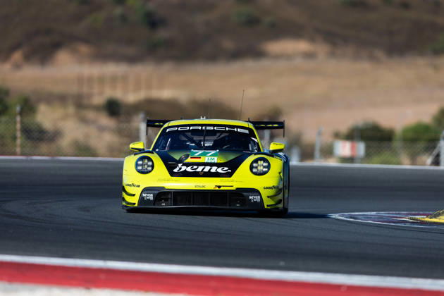 AUTO - ELMS - 4 HOURS OF PORTIMAO 2026 77 BERRY Martin (sgp), VAN EIJNDHOVEN Huub (ned), KING Harry (gbr), Proton Competition, Porsche 911 GT3 R LMGT3, LMGT3, action during the 4 Hours of Portimao 2026, 6th round of the 2026 European Le Mans Series on the Autodromo Internacional do Algarve from October 8 to 10, 2026 in Portimao, Portugal - Copyright: xJoaoxFilipex