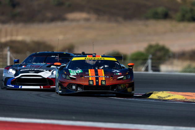 AUTO - ELMS - 4 HOURS OF PORTIMAO 2026 50 TOLEDO Custodio (usa), WADOUX Lilou (fra), AGOSTINI Riccardo (ita), Richard Mille AF Corse, Ferrari 296 LMGT3 Evo, LMGT3, action during the 4 Hours of Portimao 2026, 6th round of the 2026 European Le Mans Series on the Autodromo Internacional do Algarve from October 8 to 10, 2026 in Portimao, Portugal -  Copyright: xJoaoxFilipex