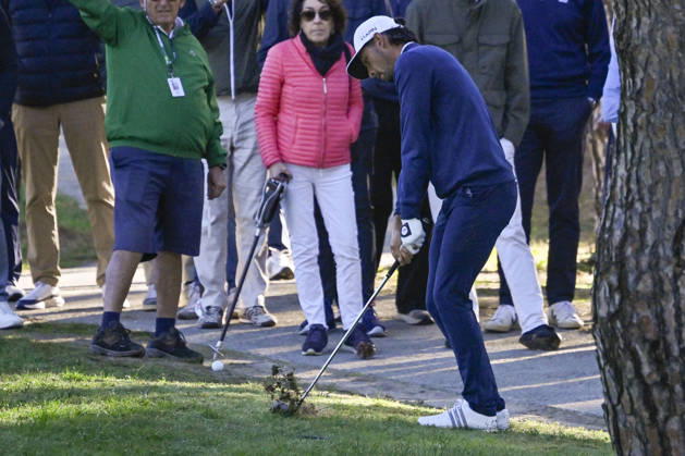October 9, 2026, Madrid, Madrid, Spain: MARCO PENGE of England hitting the ball out of the rough during the Open de Espao±a presented by Madrid at Club de Campo Villa de Madrid on October 09, 2026 in Madrid, Spain. Open GOLF De Spain Presented By Madrid - 10.09.26 (Second Day) - ZUMAc312 20261009_zsp_c312_125 Copyright: xOscarxManuelxSanchezx