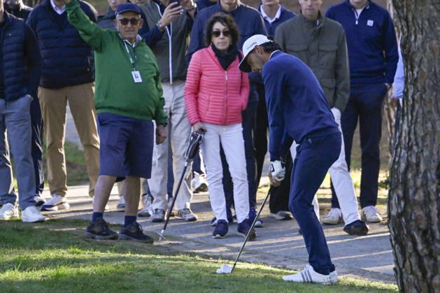 October 9, 2026, Madrid, Madrid, Spain: MARCO PENGE of England hitting the ball out of the rough during the Open de Espao±a presented by Madrid at Club de Campo Villa de Madrid on October 09, 2026 in Madrid, Spain. Open GOLF De Spain Presented By Madrid - 10.09.26 (Second Day) - ZUMAc312 20261009_zsp_c312_126 Copyright: xOscarxManuelxSanchezx