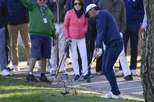October 9, 2026, Madrid, Madrid, Spain: MARCO PENGE of England hitting the ball out of the rough during the Open de Espao±a presented by Madrid at Club de Campo Villa de Madrid on October 09, 2026 in Madrid, Spain. Open GOLF De Spain Presented By Madrid - 10.09.26 (Second Day) - ZUMAc312 20261009_zsp_c312_129 Copyright: xOscarxManuelxSanchezx