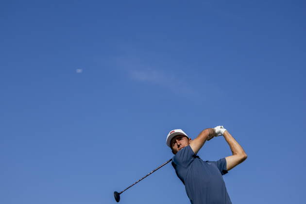 Spanish Open golf tournament - Day 2 Spanish golf player David Puig in action during the second day of the Spanish Open golf tournament at the Real Club de Campo Villa in Madrid, Spain, 09 October 2026. Madrid Spain Copyright: xSERGIOxPEREZx