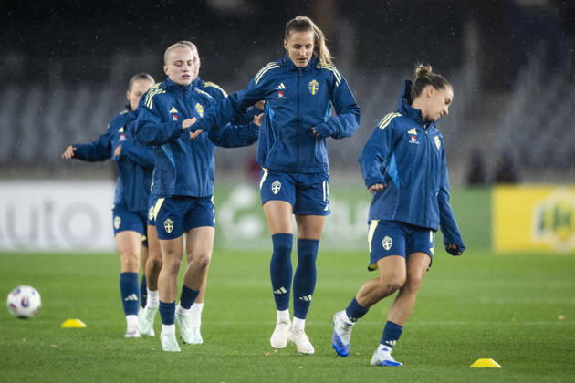 261009 Nathalie Björn of Sweden ahead of the FIFA Women s World Cup qualifier play-off football match between Lithuania and Sweden on October 9, 2026 in Kaunas. Photo: Mathias Bergeld BILDBYRAN kod MB MB1418 fotboll football soccer fotball vm-kval kval fifa womens world cup qualifier qualifier playoff lithuania sverige sweden dam bbeng play-off Copyright: MATHIASxBERGELD BB261009MB011