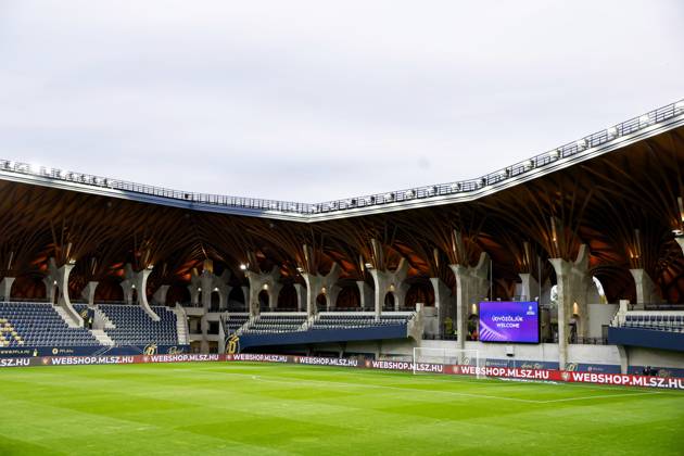 FELCSUT, 09-10-2026 , Pancho Arena, season 2026 2027 , UEFA worldcup qualification football play-offs round 1 , match between Hungary and The Netherlands (women) 1st leg , Pictures shows Stadium overview of the Pancho Arena of Felcsut Hungary - Netherlands (women) x208070491x Copyright: