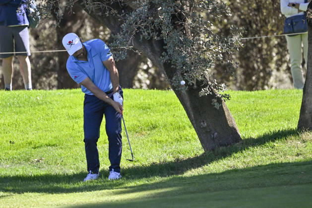 October 9, 2026, Madrid, Madrid, Spain: ADRIAN OTAEGUI of United Arab Emirates hitting the ball out of the rough during the Open de Espao±a presented by Madrid at Club de Campo Villa de Madrid on October 09, 2026 in Madrid, Spain. Madrid Spain - ZUMAc312 20261009_zsp_c312_198 Copyright: xOscarxManuelxSanchezx