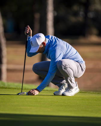 Open de Espana presented by Madrid - Day Two MADRID, SPAIN - OCTOBER 9: Sergio Garcia of Spain studies the terrain before taking his shot on day two of the Open de Espana presented by Madrid at Club de Campo Villa de Madrid on October 9, 2026 in Madrid, Spain. Madrid Club de Campo Villa de Madrid Madrid Spain Copyright: xAlbertoxGardinx AGardin_20261009_Golf_Esp_Mad_1134