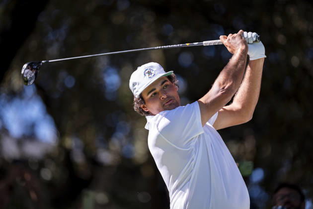 Open de Espana presented by Madrid - Day Two MADRID, SPAIN - OCTOBER 9: Eugenio Chacarra of Spain tees off on day two of the Open de Espana presented by Madrid at Club de Campo Villa de Madrid on October 9, 2026 in Madrid, Spain. Madrid Club de Campo Villa de Madrid Madrid Spain Copyright: xAlbertoxGardinx AGardin_20261009_Golf_Esp_Mad_1148