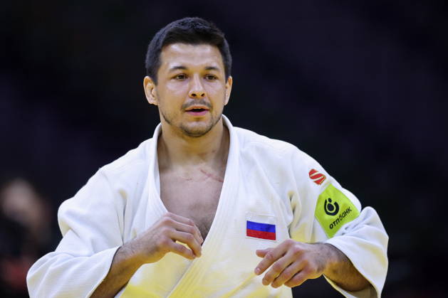 AZERBAIJAN, BAKU - OCTOBER 9, 2026: Niyaz Bilalov of Russia is pictured during a -100 kg bout against Arman Adamian of Russia as part of the 2026 World Judo Championships at the National Gymnastics Arena 2026 World Judo Championships In Baku  - ZUMAt113 20261009_zaa_t113_725 Copyright: xMikhailxSinitsynx