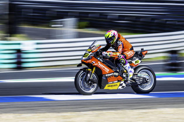 October 9, 2026, Cascais, Lisbon, Portugal: Alvaro Bautista of Barni Spark Racing Team in action during the Free Practice 2 of the FIM Superbike World Championship, WM, Weltmeisterschaft at Circuito Estoril on October 9, 2026 in Cascais, Portugal. Motorsports 2026: WorldSBK - Tissot Estoril Round - ZUMAr200 20261009_zsp_r200_029 Copyright: xNunoxReisinhox