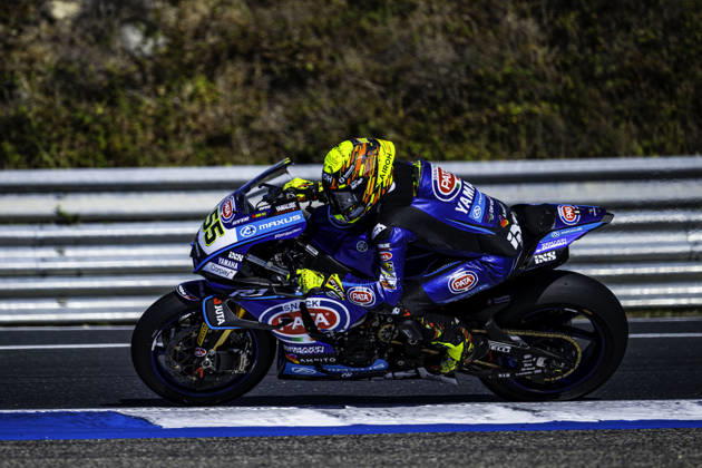 October 9, 2026, Cascais, Lisbon, Portugal: Andrea Locatelli of PATA Maxus Yamaha in action during the Free Practice 2 of the FIM Superbike World Championship, WM, Weltmeisterschaft at Circuito Estoril on October 9, 2026 in Cascais, Portugal. Motorsports 2026: WorldSBK - Tissot Estoril Round - ZUMAr200 20261009_zsp_r200_036 Copyright: xNunoxReisinhox