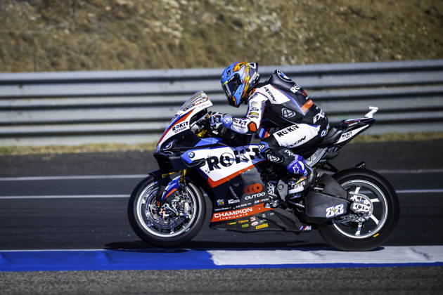 October 9, 2026, Cascais, Lisbon, Portugal: Miguel Oliveira of Rokit BMW Motorrad WorldSBK Team in action during the Free Practice 2 of the FIM Superbike World Championship, WM, Weltmeisterschaft at Circuito Estoril on October 9, 2026 in Cascais, Portugal. Cascais Portugal - ZUMAr200 20261009_zsp_r200_016 Copyright: xNunoxReisinhox