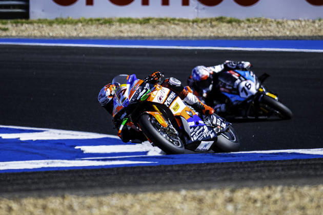 October 9, 2026, Cascais, Lisbon, Portugal: Alberto Surra of Motocorsa Racing in action during the Free Practice 2 of the FIM Superbike World Championship, WM, Weltmeisterschaft at Circuito Estoril on October 9, 2026 in Cascais, Portugal. Cascais Portugal - ZUMAr200 20261009_zsp_r200_034 Copyright: xNunoxReisinhox