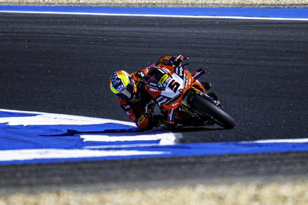 October 9, 2026, Cascais, Lisbon, Portugal: Yari Montella of Barni Spark Racing Team in action during the Free Practice 2 of the FIM Superbike World Championship, WM, Weltmeisterschaft at Circuito Estoril on October 9, 2026 in Cascais, Portugal. Cascais Portugal - ZUMAr200 20261009_zsp_r200_033 Copyright: xNunoxReisinhox