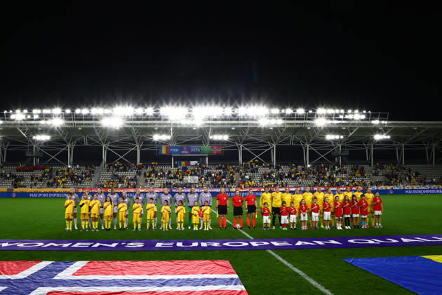 Women s World Cup Qualifier: Romania vs. Norway, Bucharest, October 9, 2026: The World Cup qualifying soccer match between Romania and Austria at Stadionul Arcul de Triumf in Bucharest. Photo by Nikola Krstic, NTB, Bucharest, Romania. EDITORIAL USE ONLY. RESTRICTED USE FOR BETTING COMPANIES. Copyright: xNikolaxKrsticx xNTBx